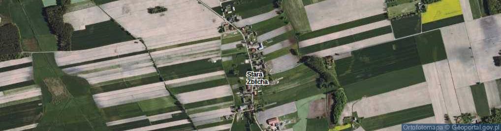 Zdjęcie satelitarne Stara Zblicha ul.